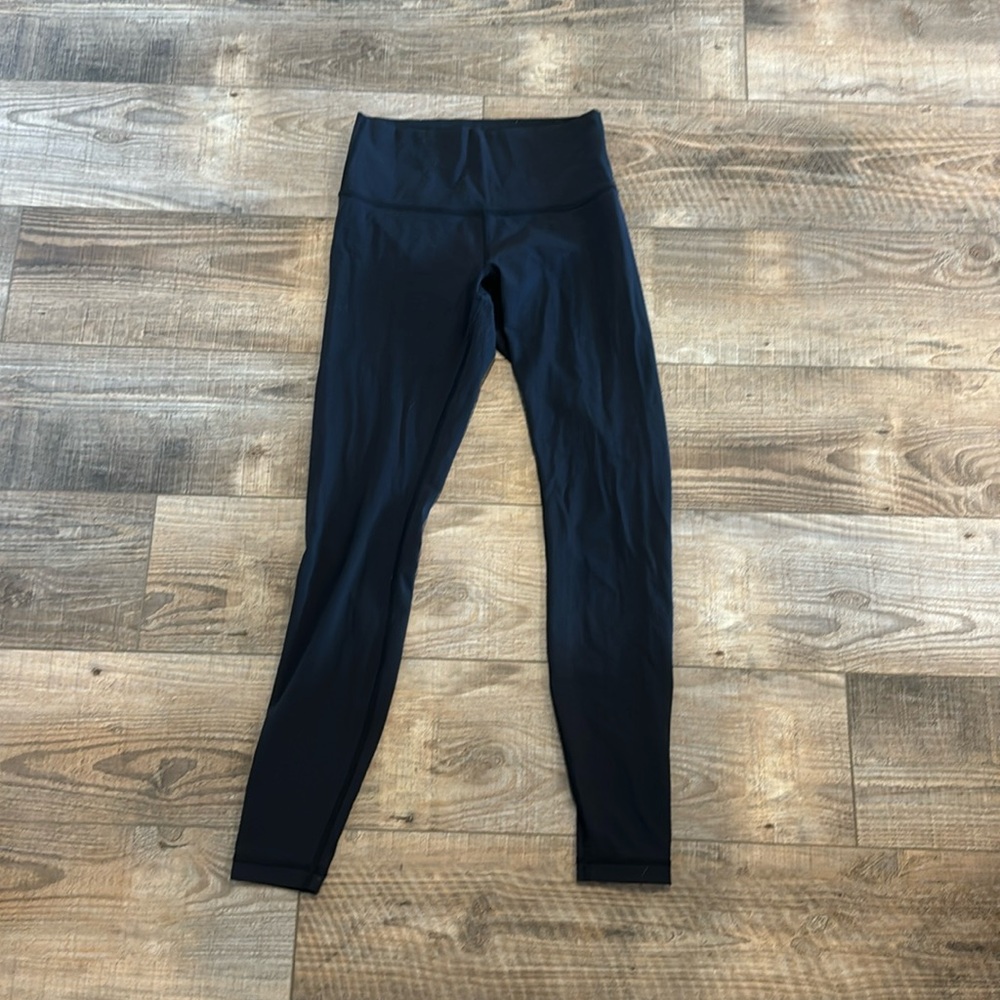 Lululemon Black Wunder Under Leggings Size 8 25” No Tags